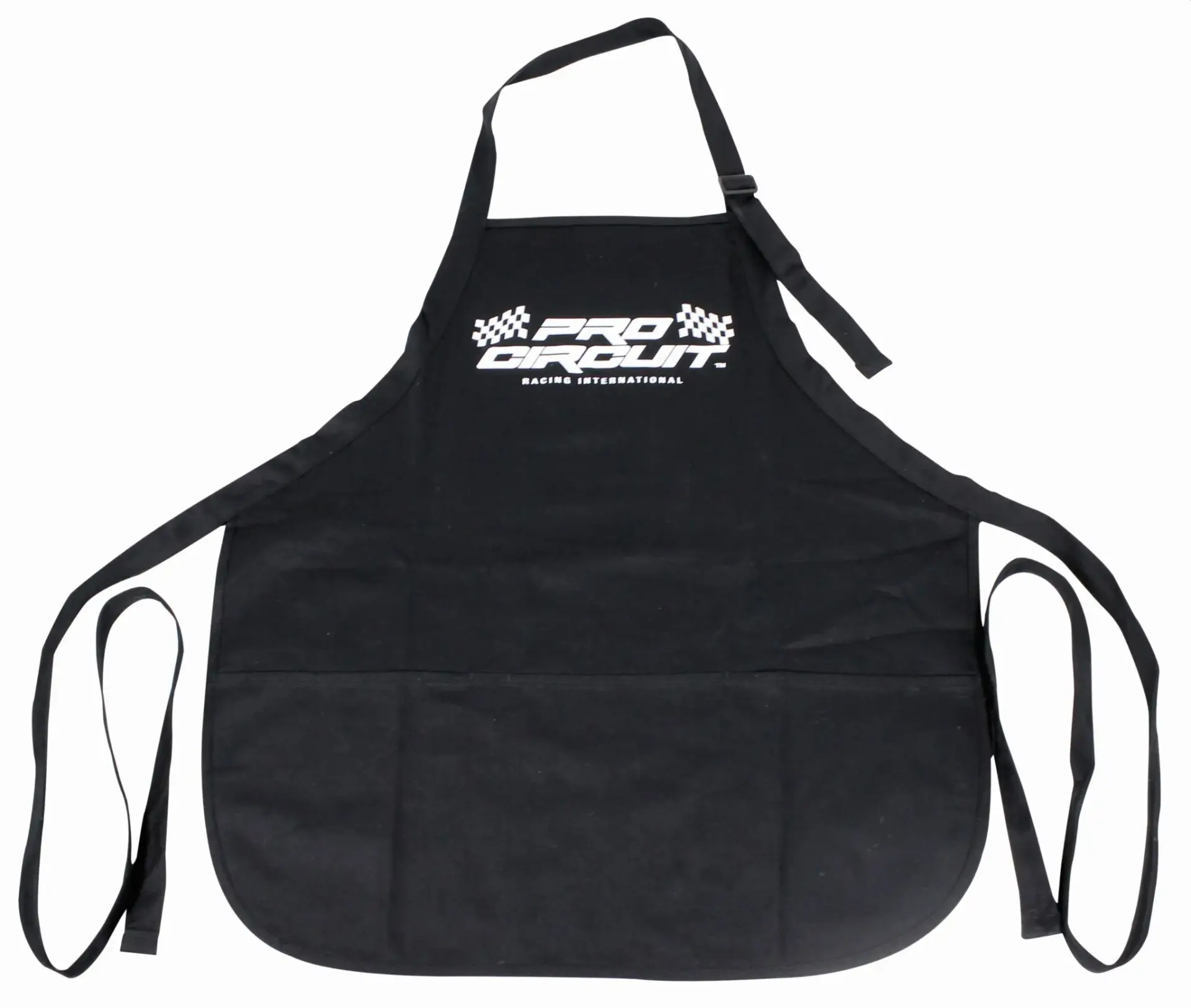 Schürze Pro Circuit schwarz mit Taschen