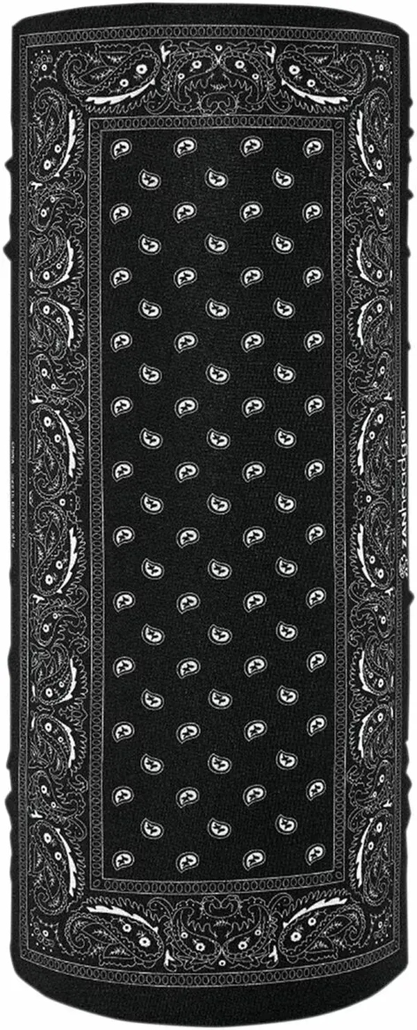 ZAN HEADGEAR Motley Tube Black Paisley 헤드밴드