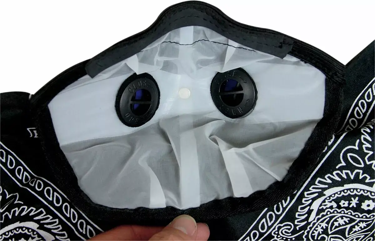 Pro Series Halbmaske Bandana Kaschmir-Muster ATV-TEK
