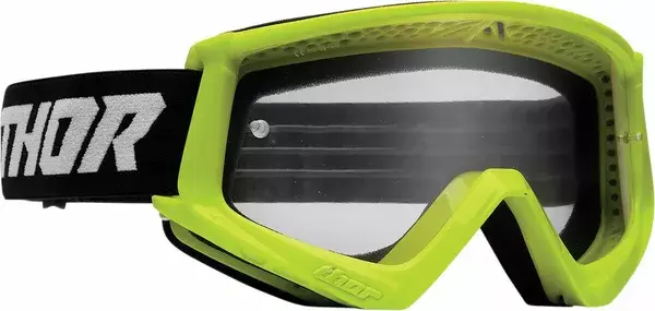 Gants de cross THOR Goggle CMBT Racer FL AC/BK