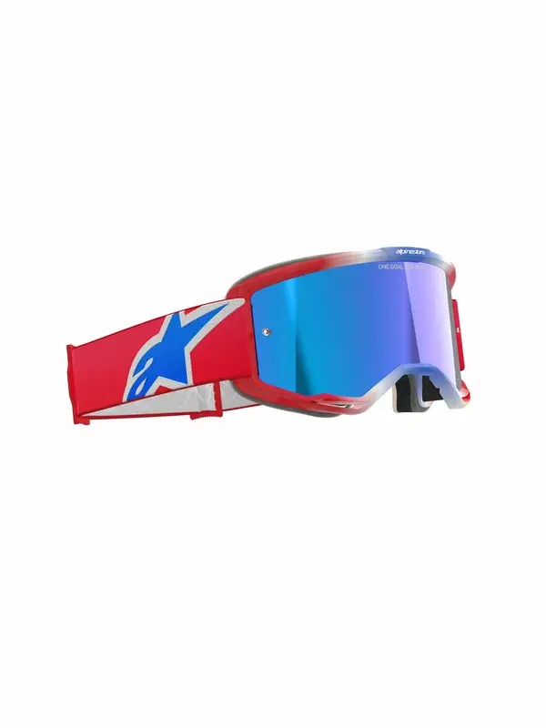 Alpinestars Goggle Vision 5 Corp rouge/blanc/bleu