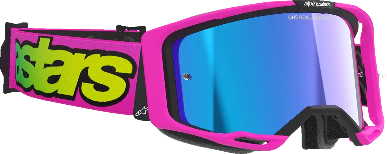 Schutzbrille Alpinestars Vision 8 Vista rosa/gelb