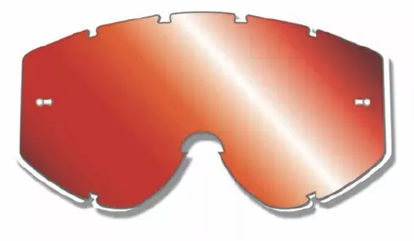 Brillen-Maskenvisier Cross Progrip 3309 Rapid mehrschichtig rot beschlagfrei kratzfest UV-beständig