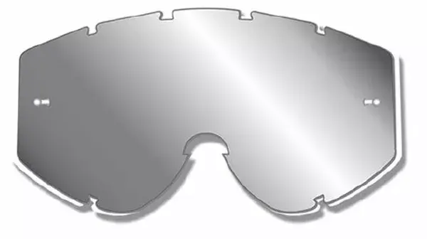 Écran masque-lunettes cross Progrip 3309 Rapid multicouche argent anti-buée anti-rayures anti-UV