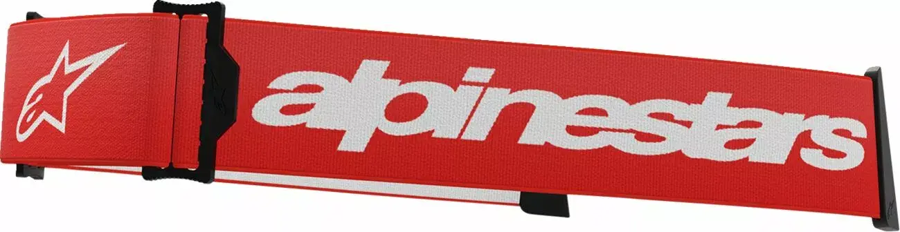 Alpinestars Supertech 고글 스트랩 레드/화이트