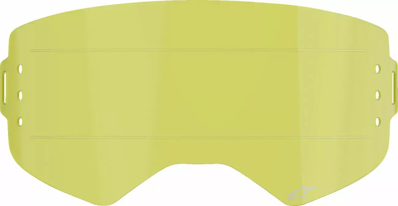 Lentille de roulement pour lunettes Alpinestars Goggles jaune