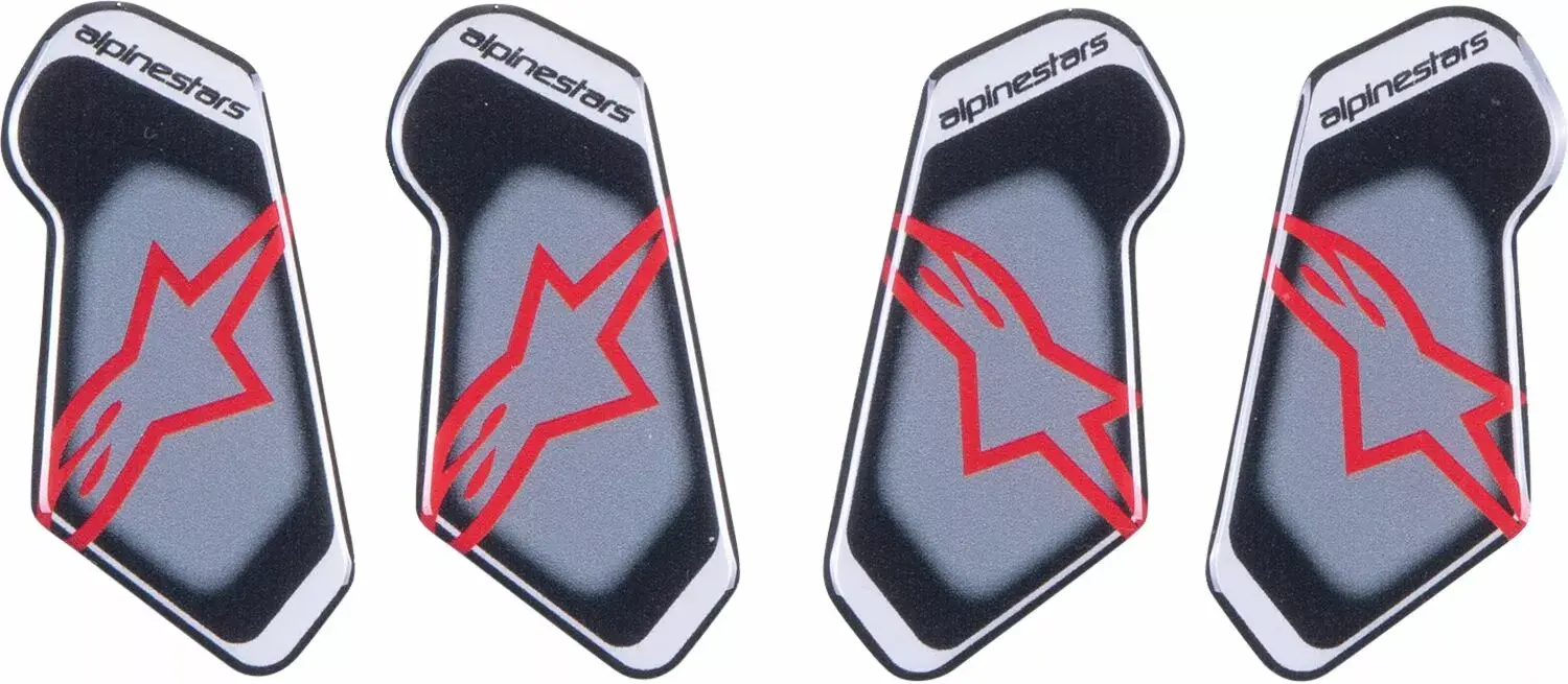 Jeu d'autocollants pour caches de patte de fixation RK-7 ALPINESTARS