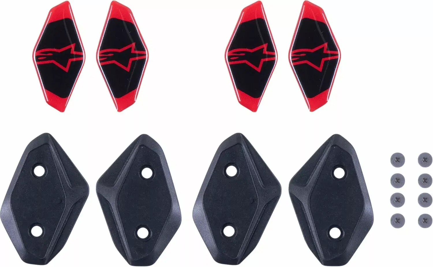 Alpinestars RK-10 마운팅 풋패드 커버 및 스티커 교체 세트