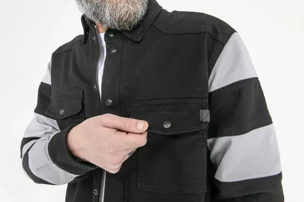 Chaqueta Motoshirt motivo prisión JOHN DOE — vista 5