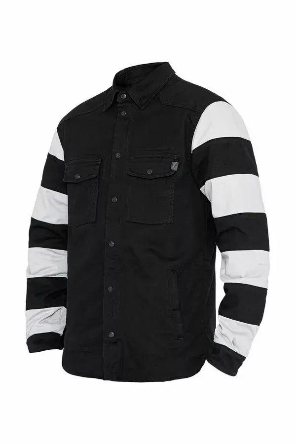 Moottoripyörätakki Motoshirt vankilakuosi JOHN DOE — näkymä 6