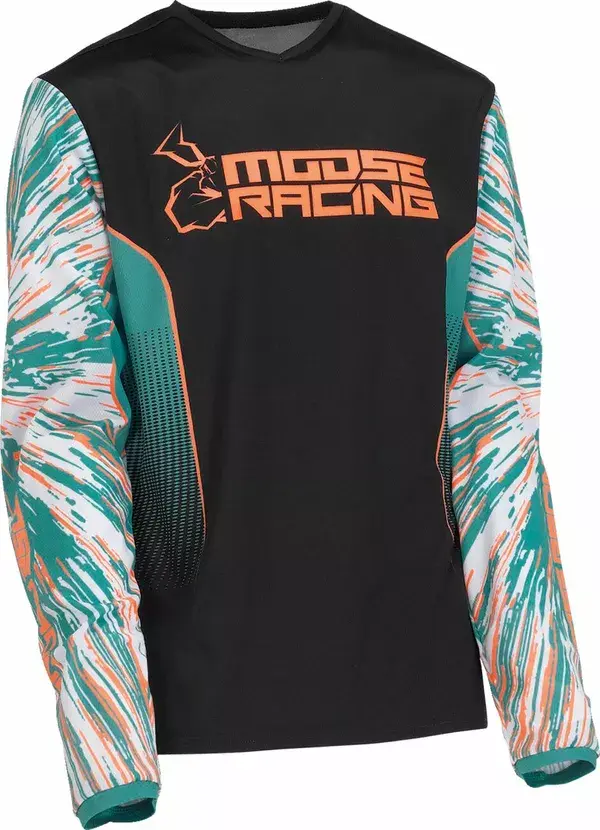 Jersey Yth Agrd Tl/Or/Bk MD MOOSE OFFROAD SOFT-GOODS