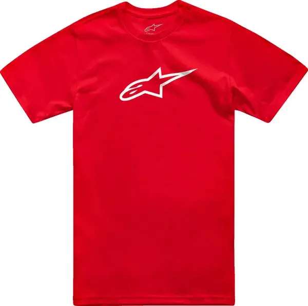 Kurzarm-T-Shirt Alpinestars CSF Ageless 2.0 rot/weiß