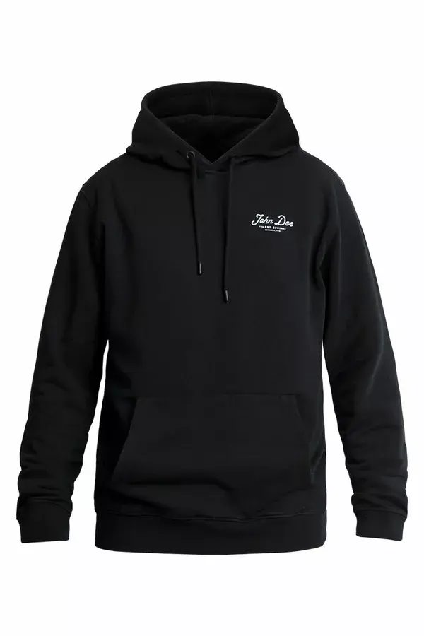 Sweat-shirt à capuche JD Lettering John Doe