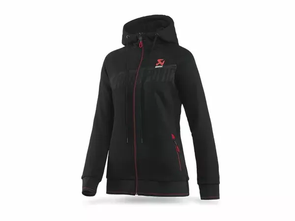 Zip Hoodie schwarz Damen L Akrapovic
