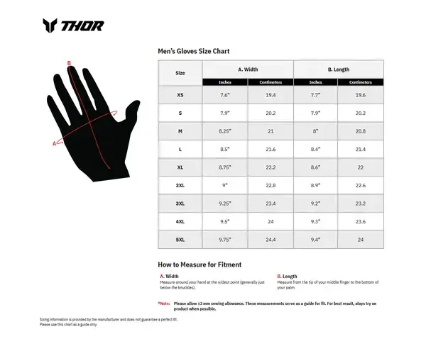 THOR Ridemode Static Eldiven — 5. görünüm