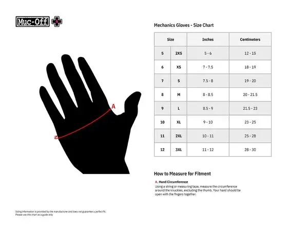 MUC-OFF Mechanics handschoenen XL — zicht 5