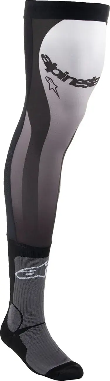 Protège-genoux Alpinestars Sock knee brace noir/blanc SM