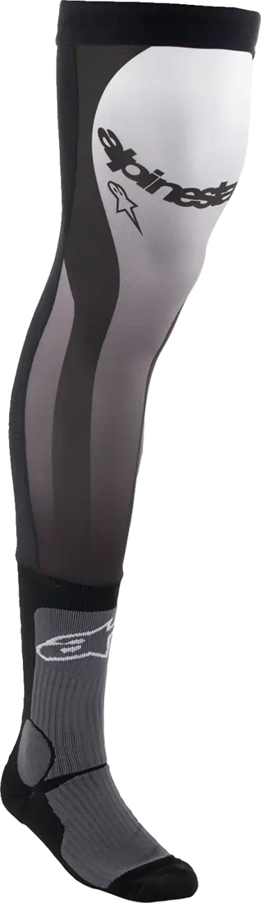 Genouillère Alpinestars Sock Knee Brace BLK/WT LX