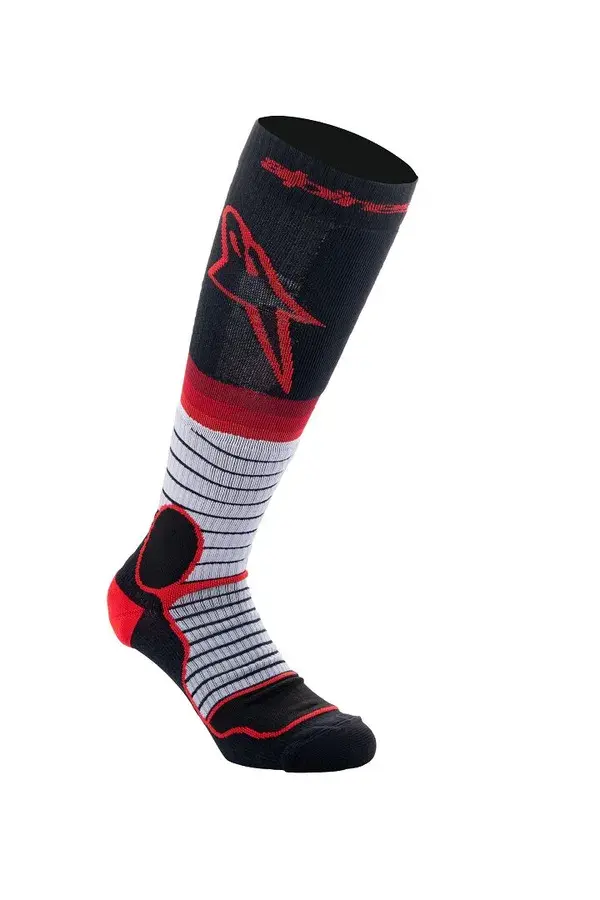 Alpinestars Sock MX Pro fekete/szürke/piros S kesztyű