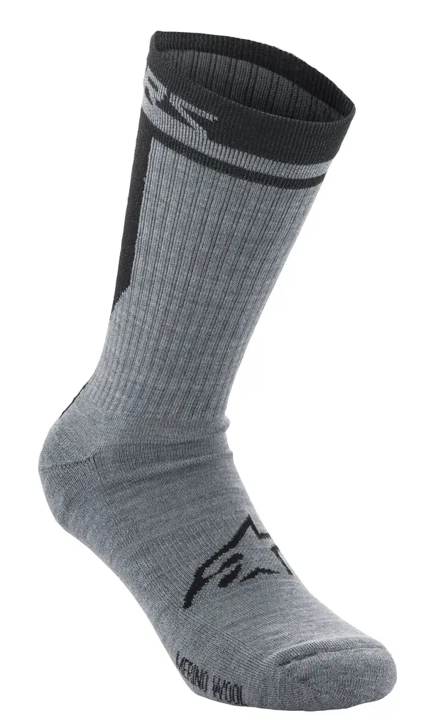 Chaussettes mérino 24 gris/noir S ALPINESTARS BICYCLE