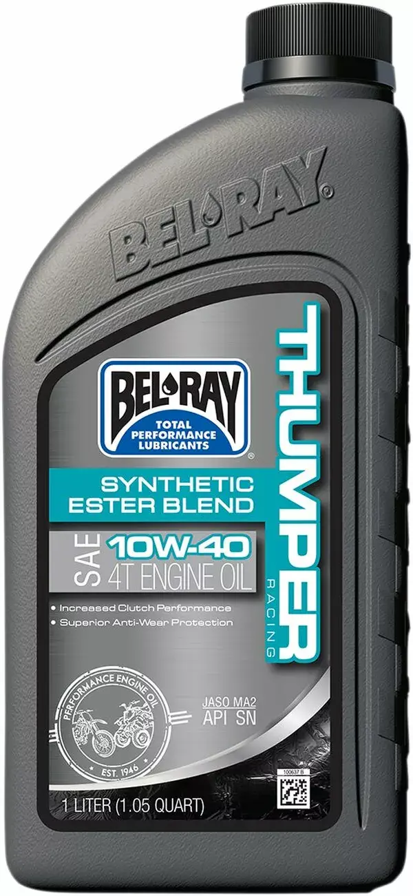زيت محرك 4 أشواط Thumper® Racing متعدد الدرجات اصطناعي BEL-RAY
