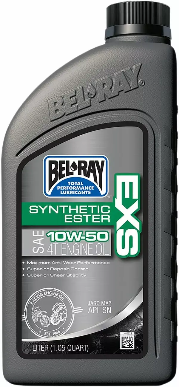 Motorový olej 4-taktní ester syntetický EXS BEL-RAY — Oleje