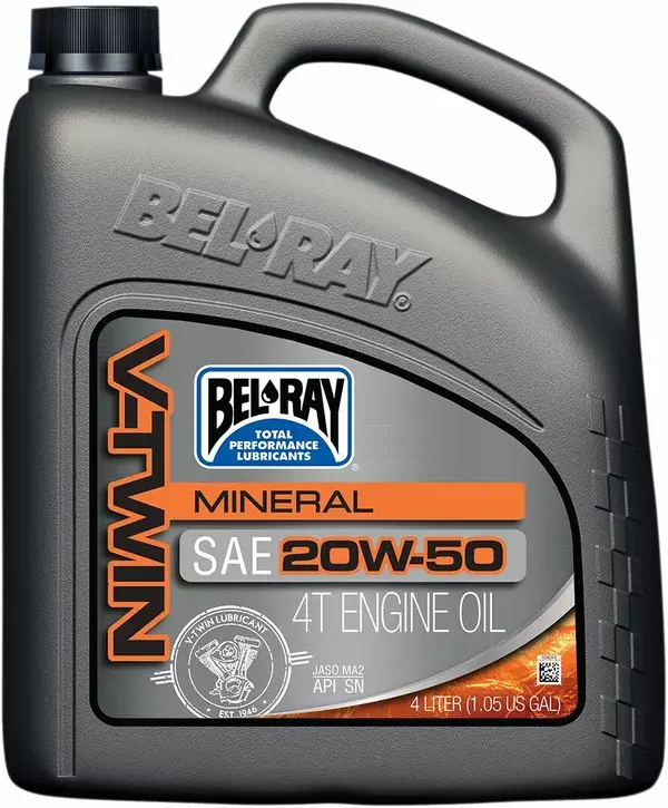 Motoröl BEL-RAY Oil V-Twin 20W50 4L