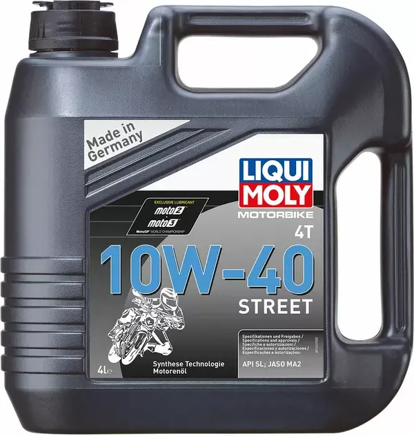 Viertakt-Motoröl Liqui Moly Moto Street 4T 10W40 synthetisch 4 l