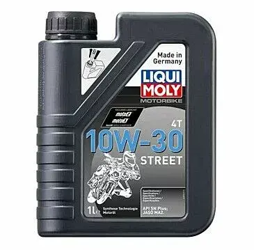मोटर तेल 4 स्ट्रोक सिंथेटिक Liqui Moly Street 4T 10W30 1 लीटर