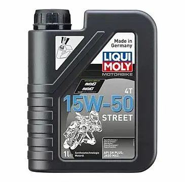 Huile moteur 4 temps synthétique Liqui Moly Moto Street 4T 15W50 1L