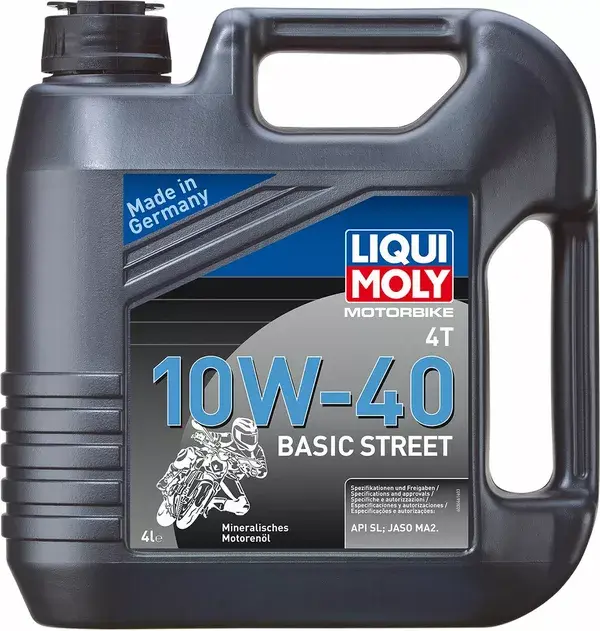 LIQUI MOLY Motoröl 4T 10W-40 Basic Street 4L