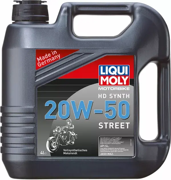Huile moteur 4 temps synthétique Liqui Moly Street HD 20W50 - 4 l