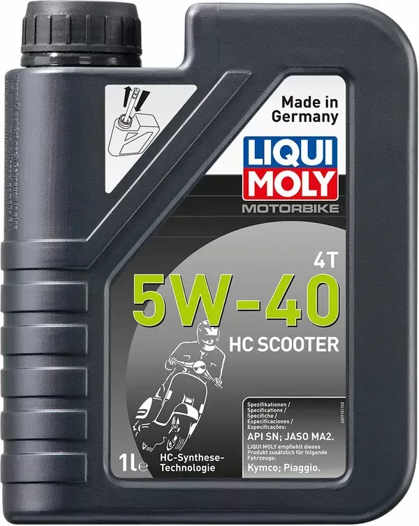 Syntetický motorový olej 4-taktní Liqui Moly HC scooter 5W40 1L