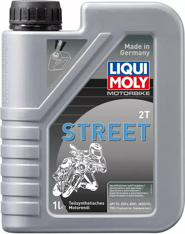 زيت محرك 2 أشواط Liqui Moly Moto Street 2T شبه اصطناعي 1 لتر