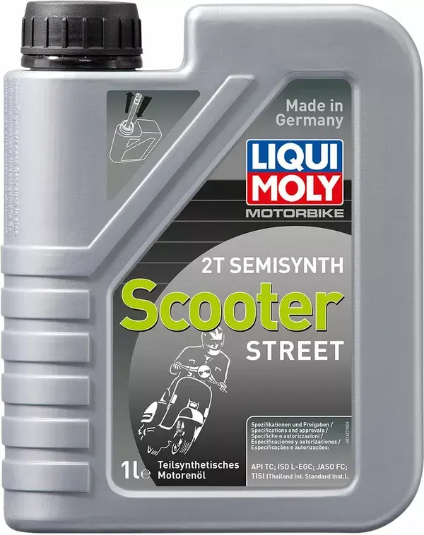 Huile moteur 2 temps semi-synthétique Liqui Moly Scooter Street 2T 1 l