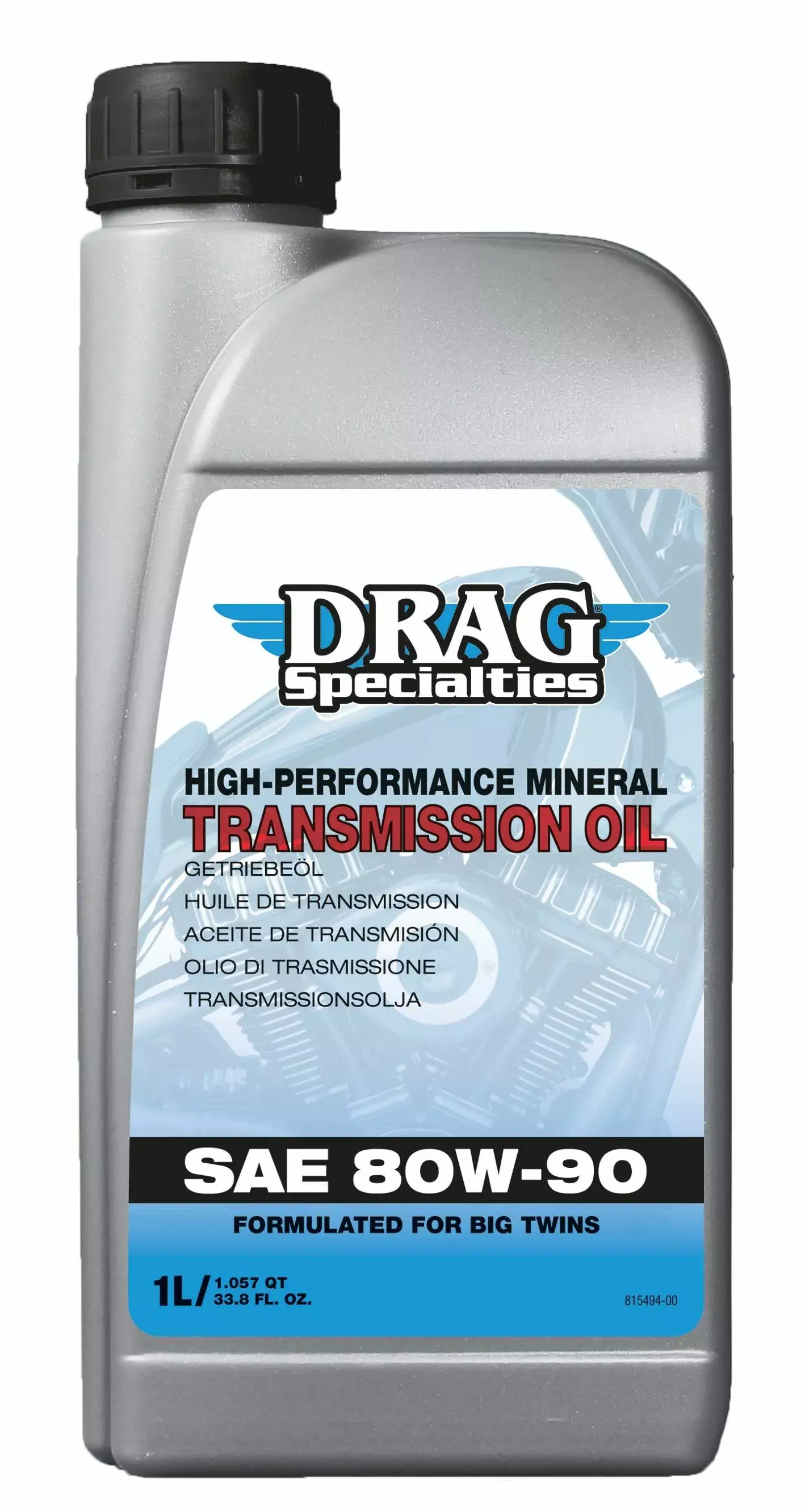 Getriebeöl DRAG SPECIALTIES OIL e-drag trans 80W90 1L