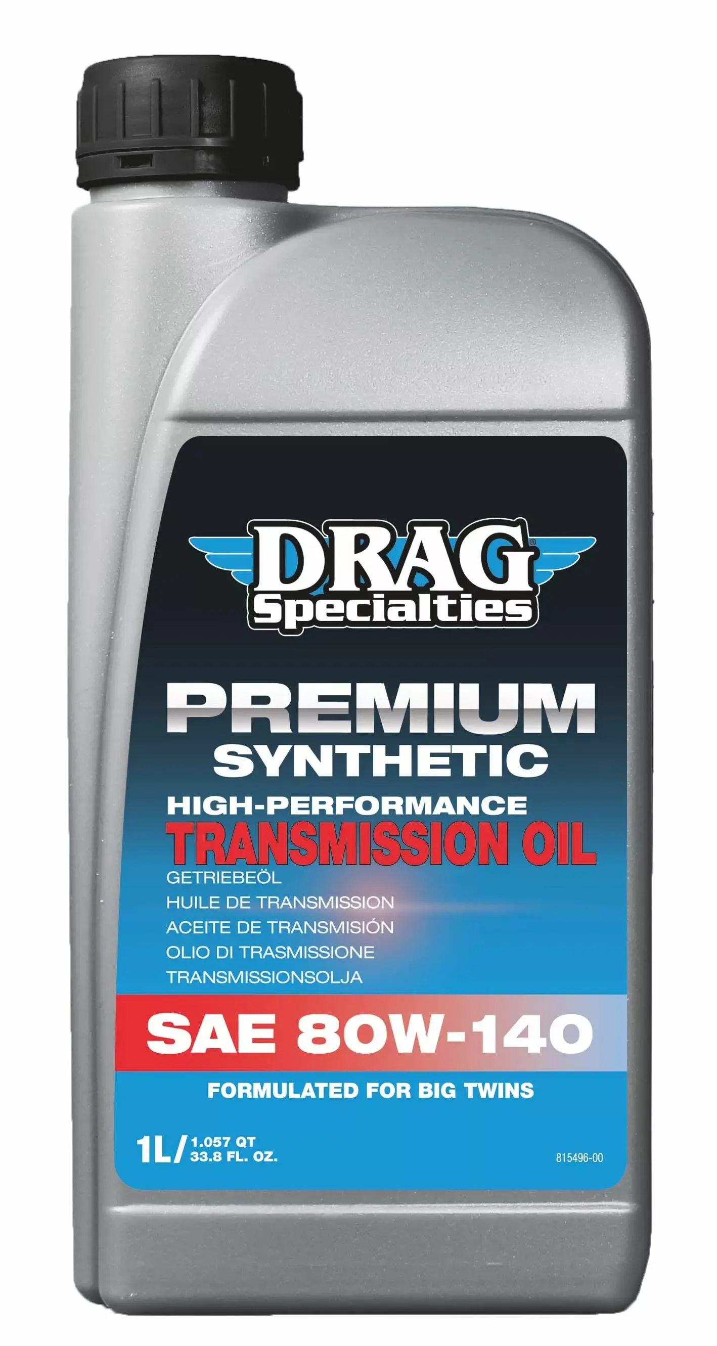 DRAG SPECIALTIES OIL E-Drag Trans 80W140 1L girkasseolje