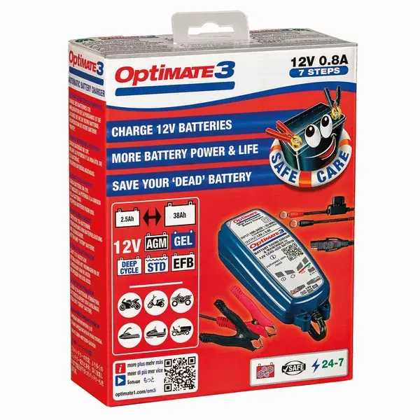 Ladegerät OptiMate 3 12V 0.8A TM 430 — Ansicht 7