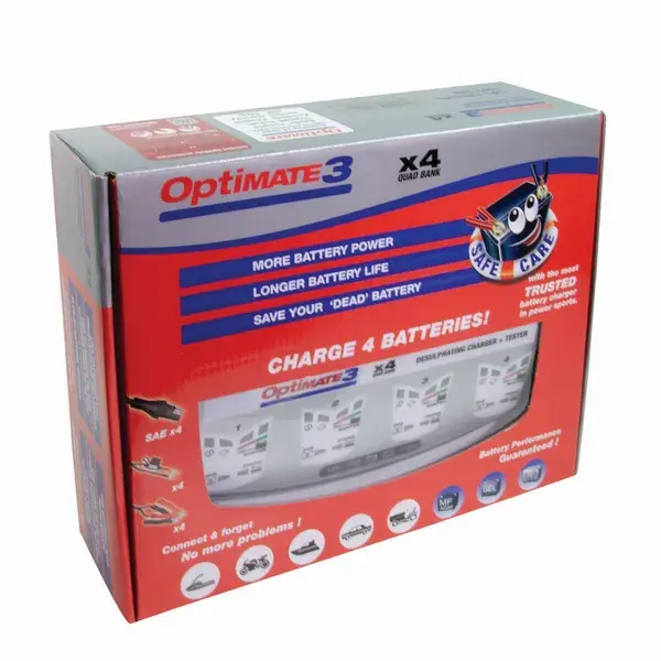 Optimate 3 X4 Bank 12V 0.8A TM 454 Pro — Ansicht 5