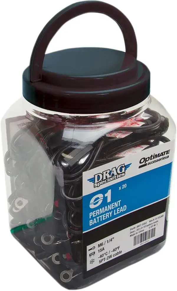 كابل توصيل البطارية SAE 20PK من Drag Tecmate