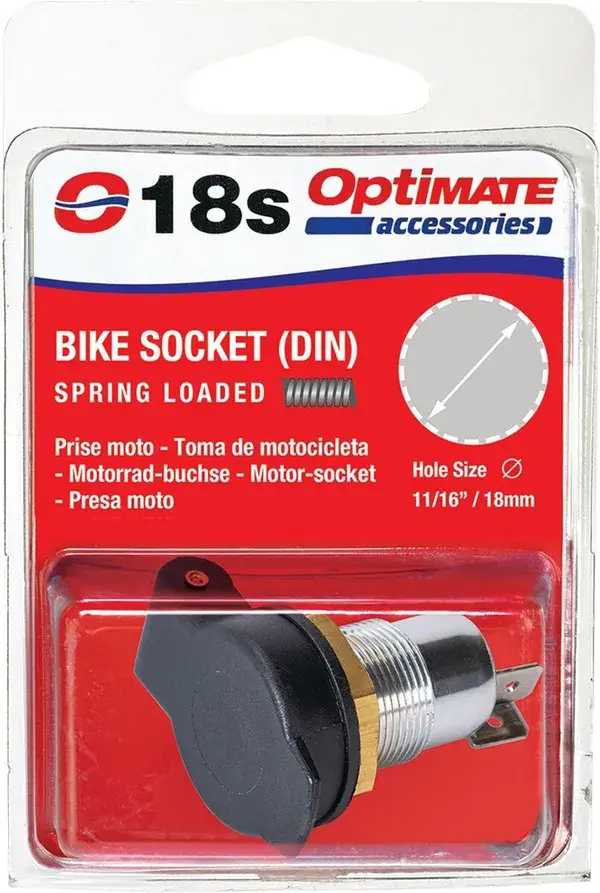 DIN Socket with Flip Cap O-18S TECMATE — view 5