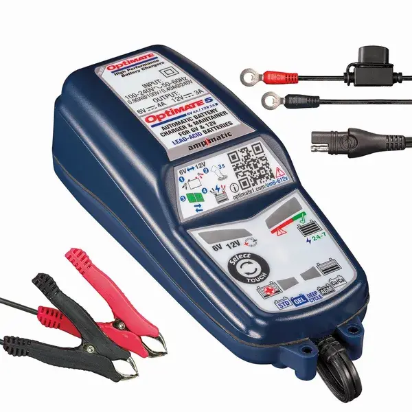 Ladegerät-Tester Tecmate Optimate 5 Select 6/12V TM-320 — Ansicht 4