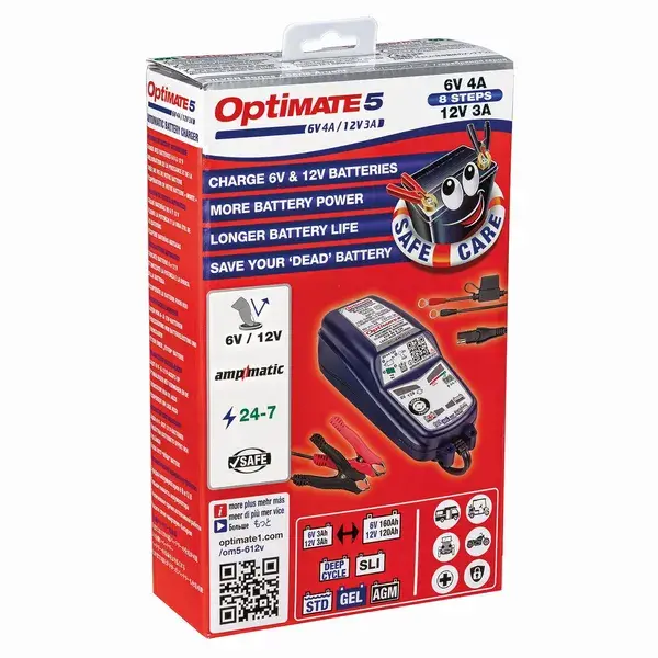 Ladegerät-Tester Tecmate Optimate 5 Select 6/12V TM-320 — Ansicht 5