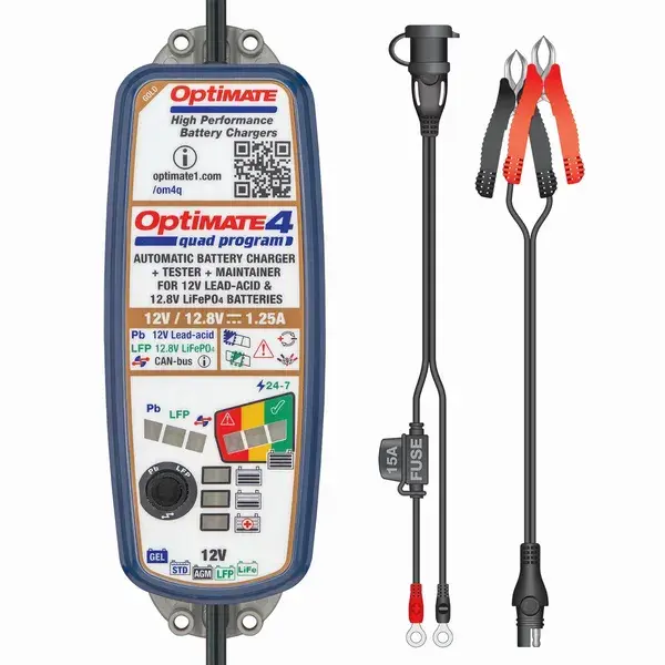 Batterieladegerät Optimate 4 Quad Program TM630 12V — Ansicht 4