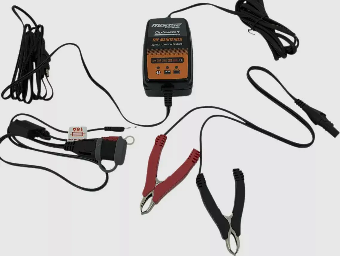 Chargeur OptiMATE 1 DUO MSE avec prise Royaume-Uni