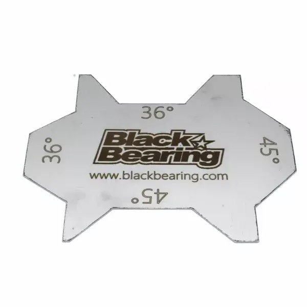 Outil de mesure d'angle de roulement de direction Black Bearing (36-45°)