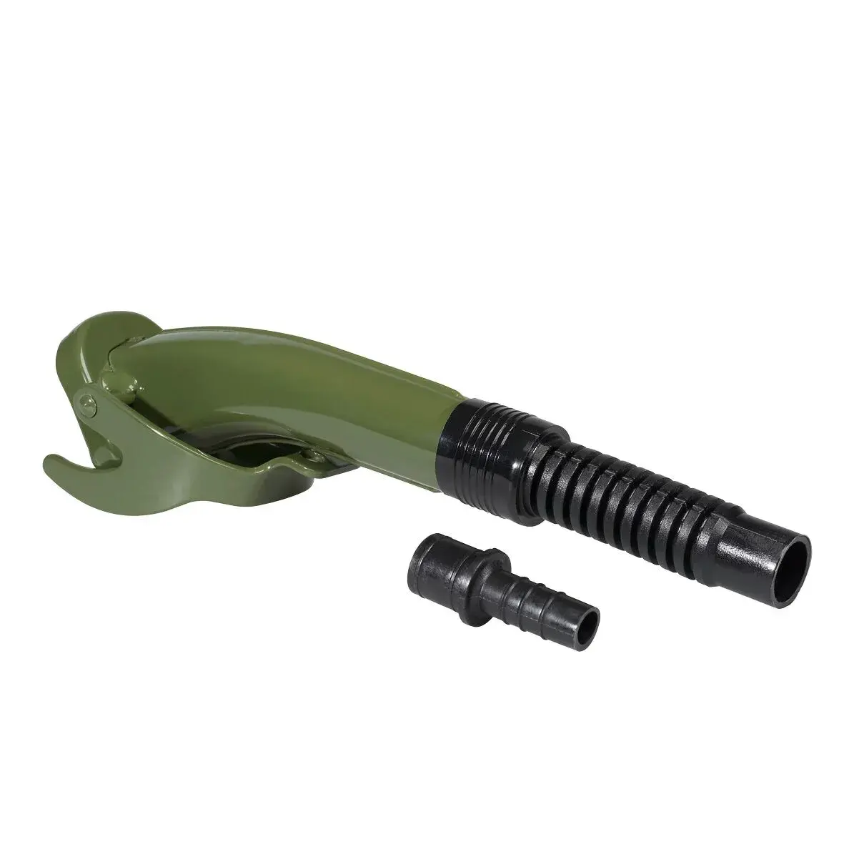 Bec verseur flexible pour jerrycan essence Pressol métallique vert