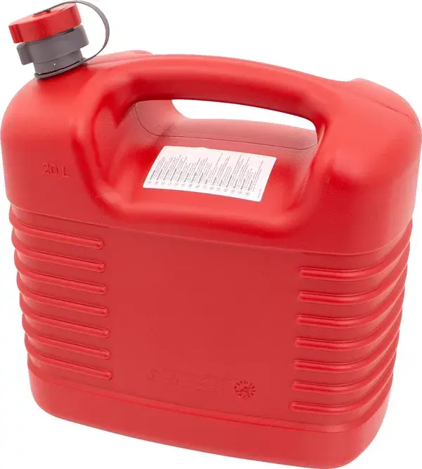 Jerrycan essence Pressol polyéthylène rouge bec flexible 20L
