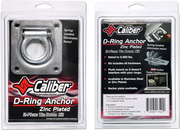 D-ring ατσάλι ψευδαργυρισμένο CALIBER — προβολή 2