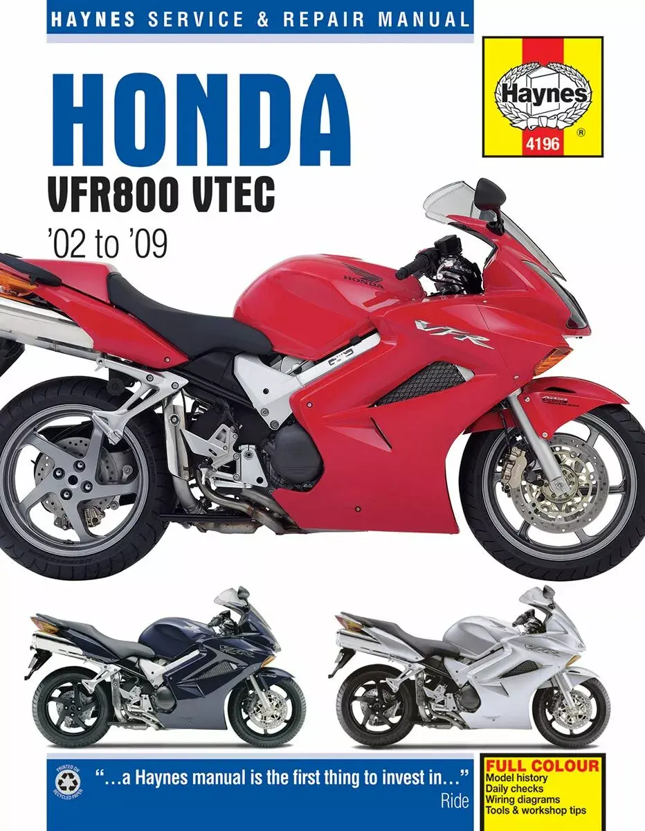 헤인즈 VFR800 매뉴얼